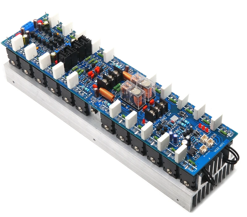 The NEWest  V122 High-power 2-Channel Professional Stage Power Amplifier Board 5200 1943 HiFi 1000W+1000W