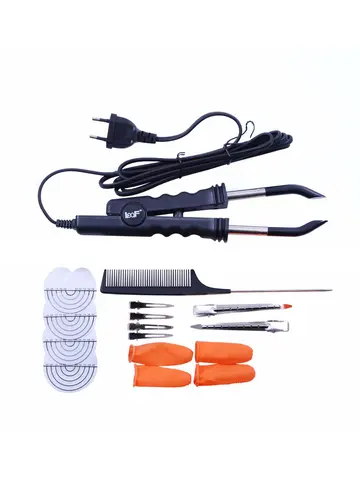 Professional Constant Heat FLAT PLATE Fusion Hair Extension Keratin Bonding Salon Tool Heat Iron Wand
