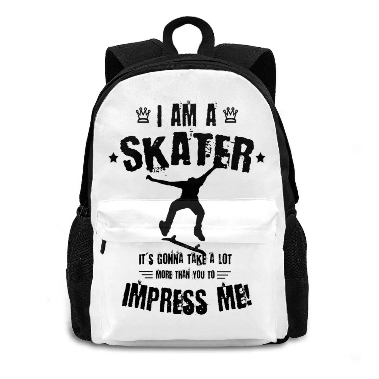 Skater School Bags For Teenage Girls Laptop Travel Bags Skateboard Longboard Skater Skateboarding Tricks Ollie Kickflip 180