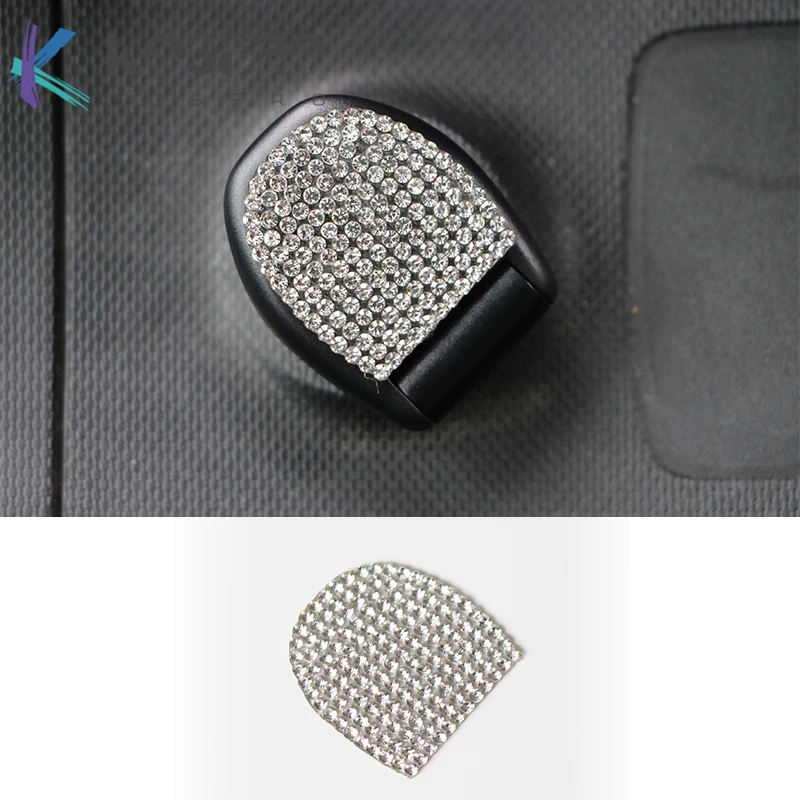 3D Flash Drill Car Stickers Cigarette lighter cover Decoration for Mercedes new smart 453 Fortwo Forfour Modification accessorie