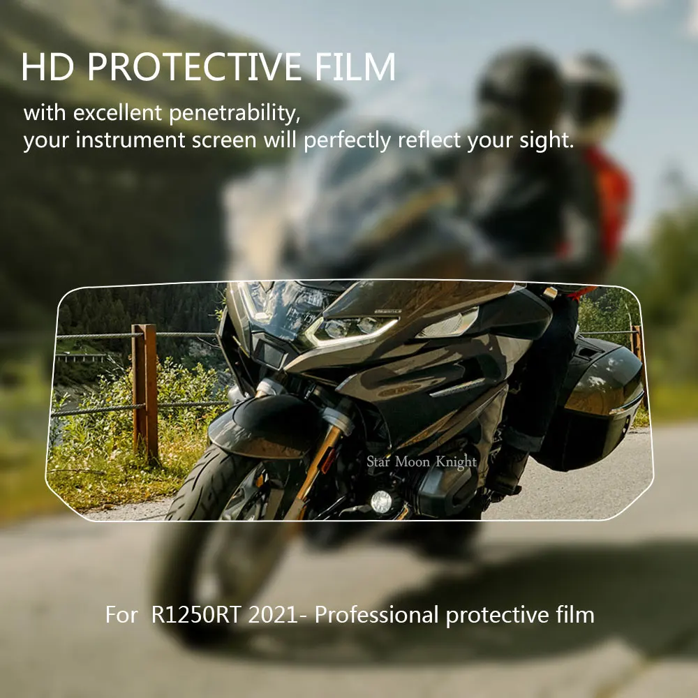 For BMW R 1250 RT R1250RT R1250 RT 1250RT​ 2021- Moto Scratch Cluster Screen Dashboard HD Protection Instrument Film Protector