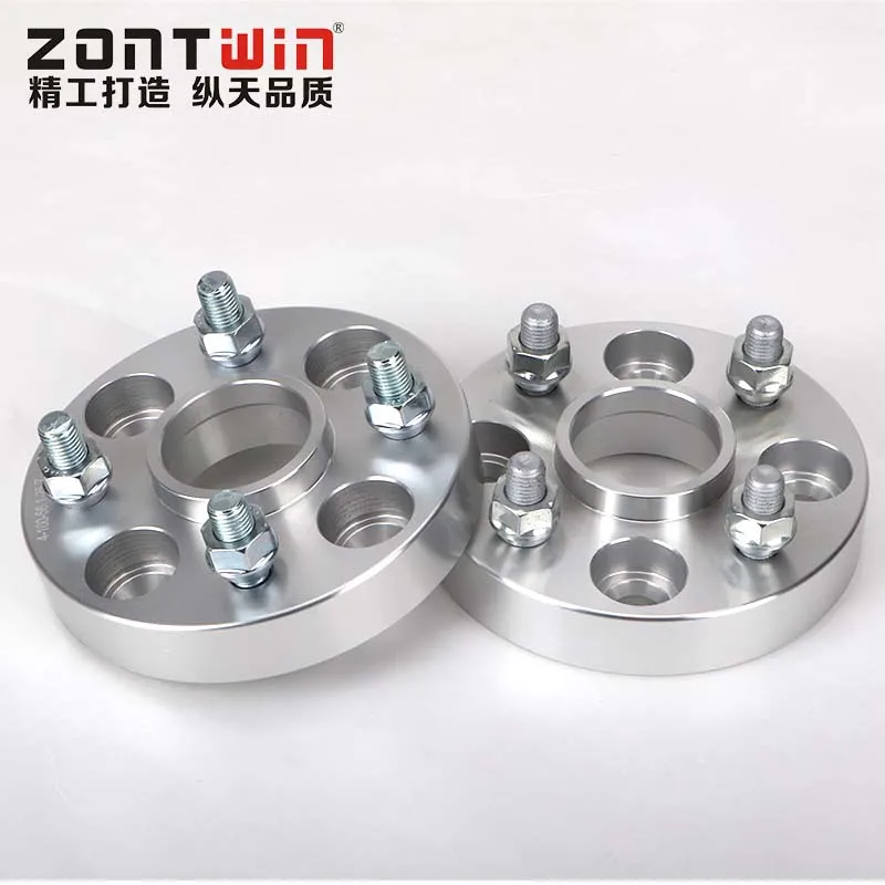 2Pieces PCD 4x100 CB 57.1mm Thick 20-50mm Wheel Spacer Adapter 4lug VW Jetta Gower old Sandanap Sang silkworm 200 M12x1.5