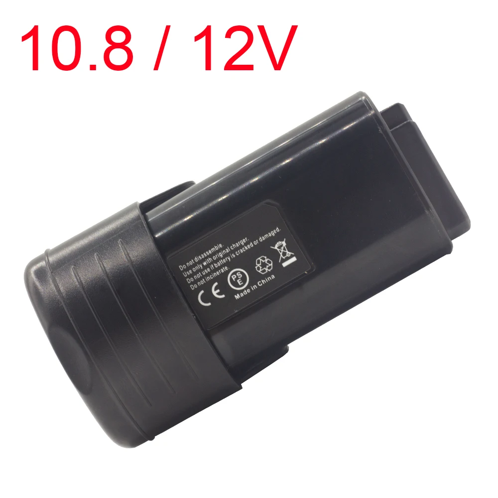 B & D 12V 2000Mah BL1110 BL1310 BL1510 LB12 LBX12 LBXR12 BDCDMT112 EGBL108 EGBL108KB Power Tool Battery 10.8V 2.0Ah Li-Ion