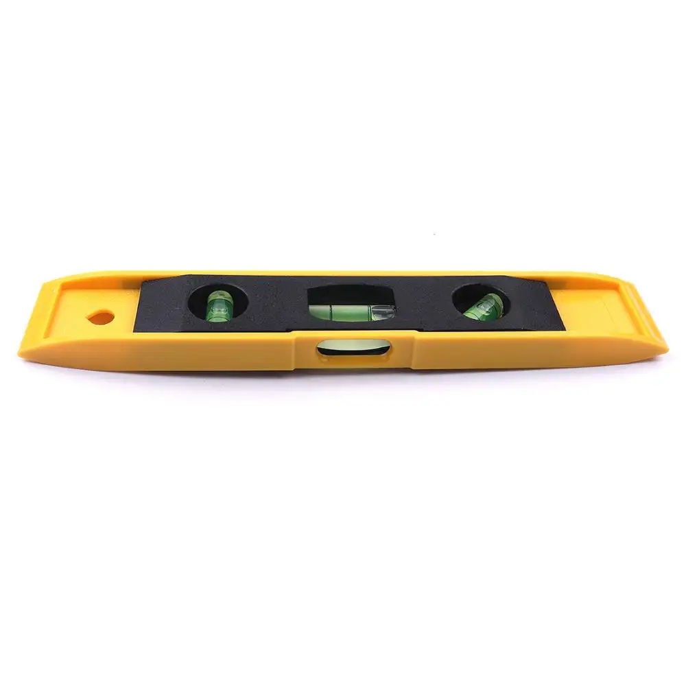 Hot 230mm 9.06inch Spirit Level Bubble Ruler Magnetic 3 Level Bubble Vertical Horizontal 45 degree Level Measuring Instruments