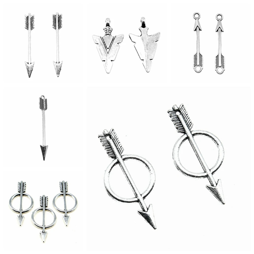 

wecharms bulk charms for jewelry making kit pendant diy jewelry accessories Big Arrow Charms