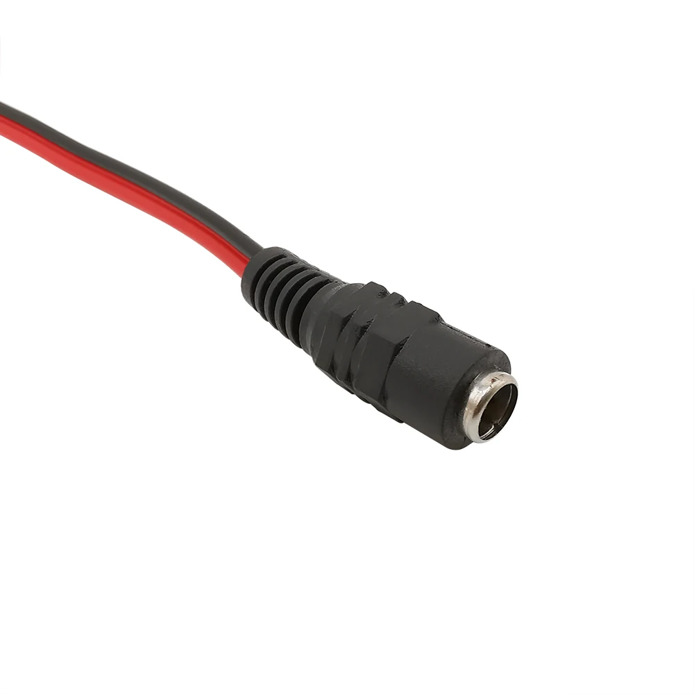 5,5 mm x 2,1 mm auf Dual-Krokodilklemmen, Drahtverbinder, DC-Stecker, Buchse, Netzteil, DC 5,5 x 2,1 mm – Detail 5