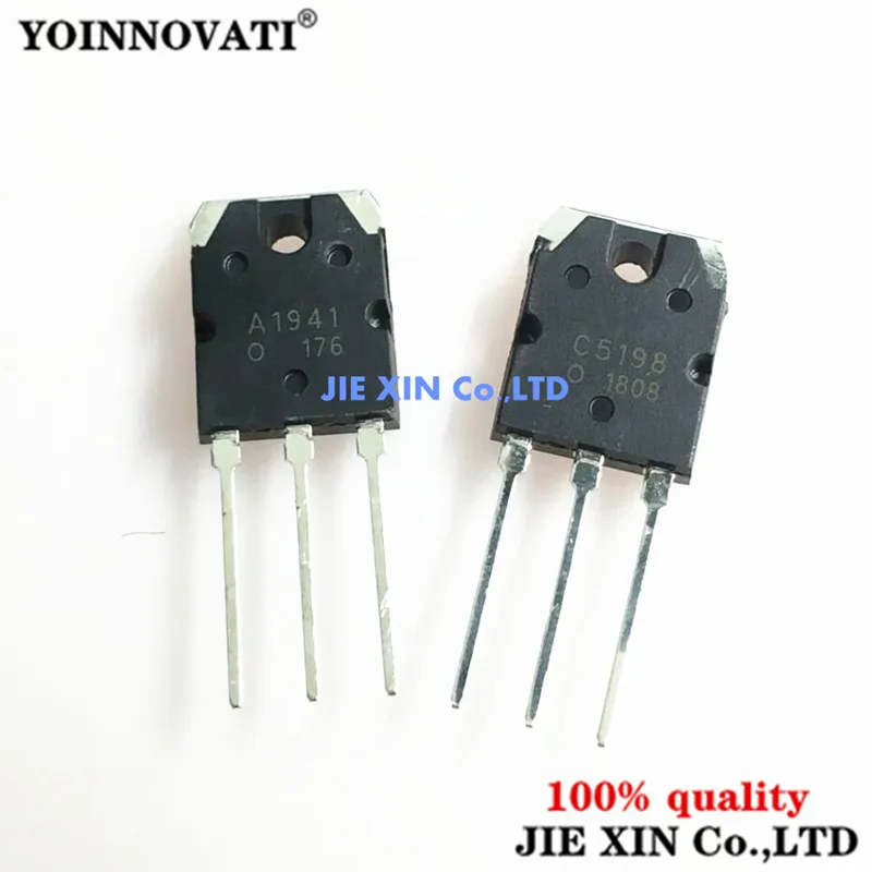 

100pairs 2SA1941 + 2SC5198 ,2SA1941 2SC5198 A1941 C5198 TO-3P dedicated audio amplifier