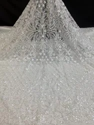 Wedding Dress Embroidery, Bead Tube, Sequin, Laminated White, Suitable for Wedding Dress, Exquisite, Hot-selling