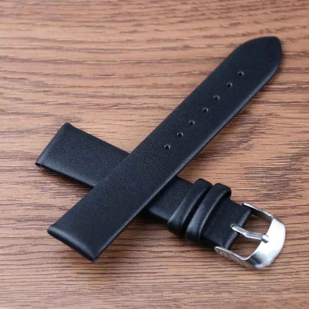 Smart Watch Band Waterproof Faux Leather 20mm/22mm Watchband Wrist Watch Strap for Watchmaker