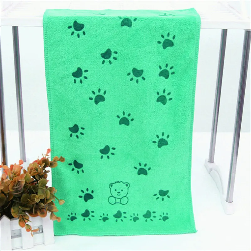 2Pcs Cute Microfiber Absorbent Drying Bath Beach Towel Baby Kids Cartoon Towel 25*50cm Washcloth Swimwear