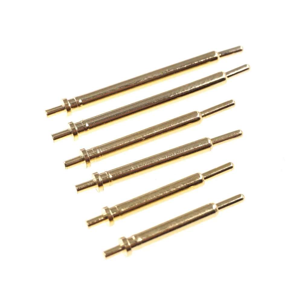 50pcs Spring-Loaded Pogo Pin 3 3.5 4 4.5 5 5.5 6 6.5 7 7.5 8 8.5 9 9.5 10 11 12 13 14 15 16 17 18 20.5 mm Height Through Hole