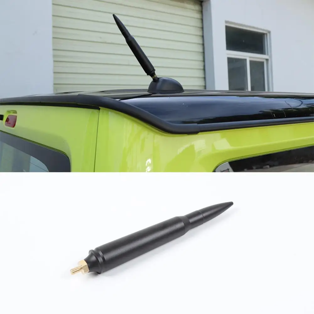 Jimny Aluminum alloy Antenna, Bullet Car Antenna Replacement for 2019-2020 Suzuki Jimny