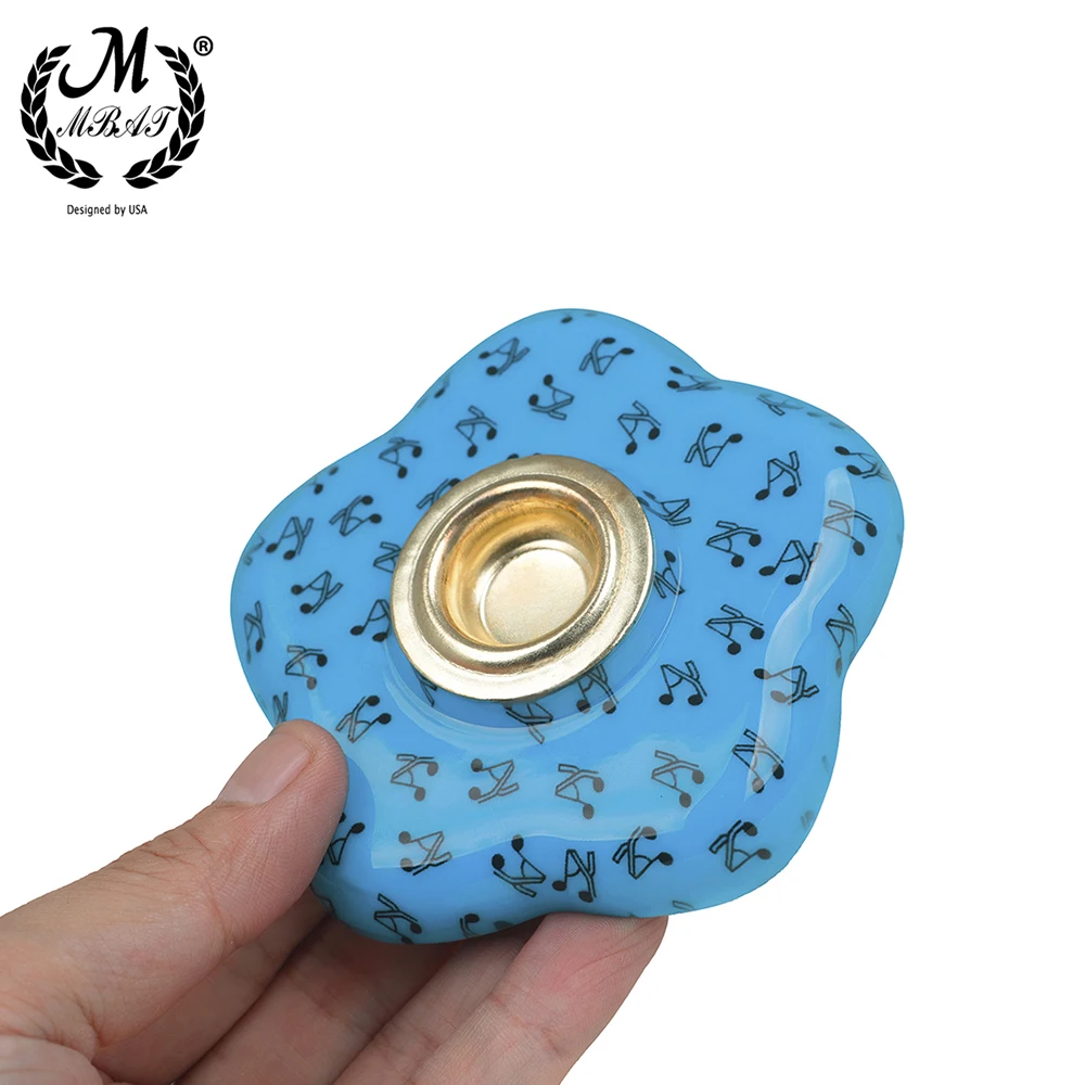 M MBAT Cello Mat Blue Peach Blossom Cello End Non-slip Mat Professional Musical Instruments Parts Accessories EVA Pad Stopper