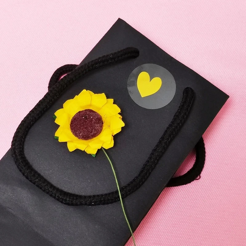 100/500pcs Round Clear PVC Gold Heart Sticker Cute Sealing Label for Envelope Gift Packaging Decor Stationery Stickers