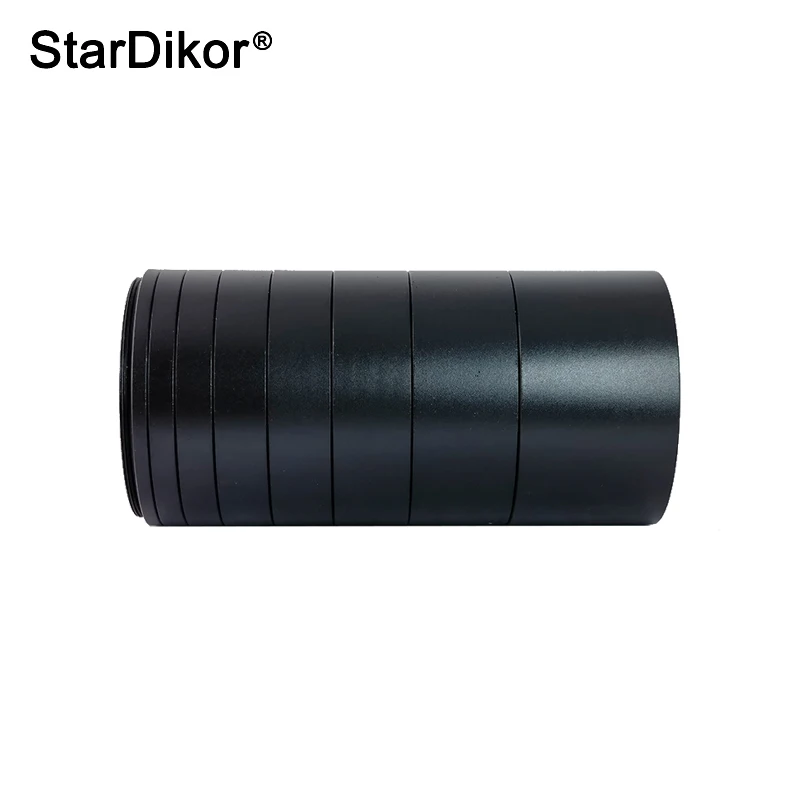 StarDikor M48x0.75 Metal Focal Length Extension Tube Kits 3/5/7/10/12/15/20/30mm For Astronomical Telescope Photography T Ring