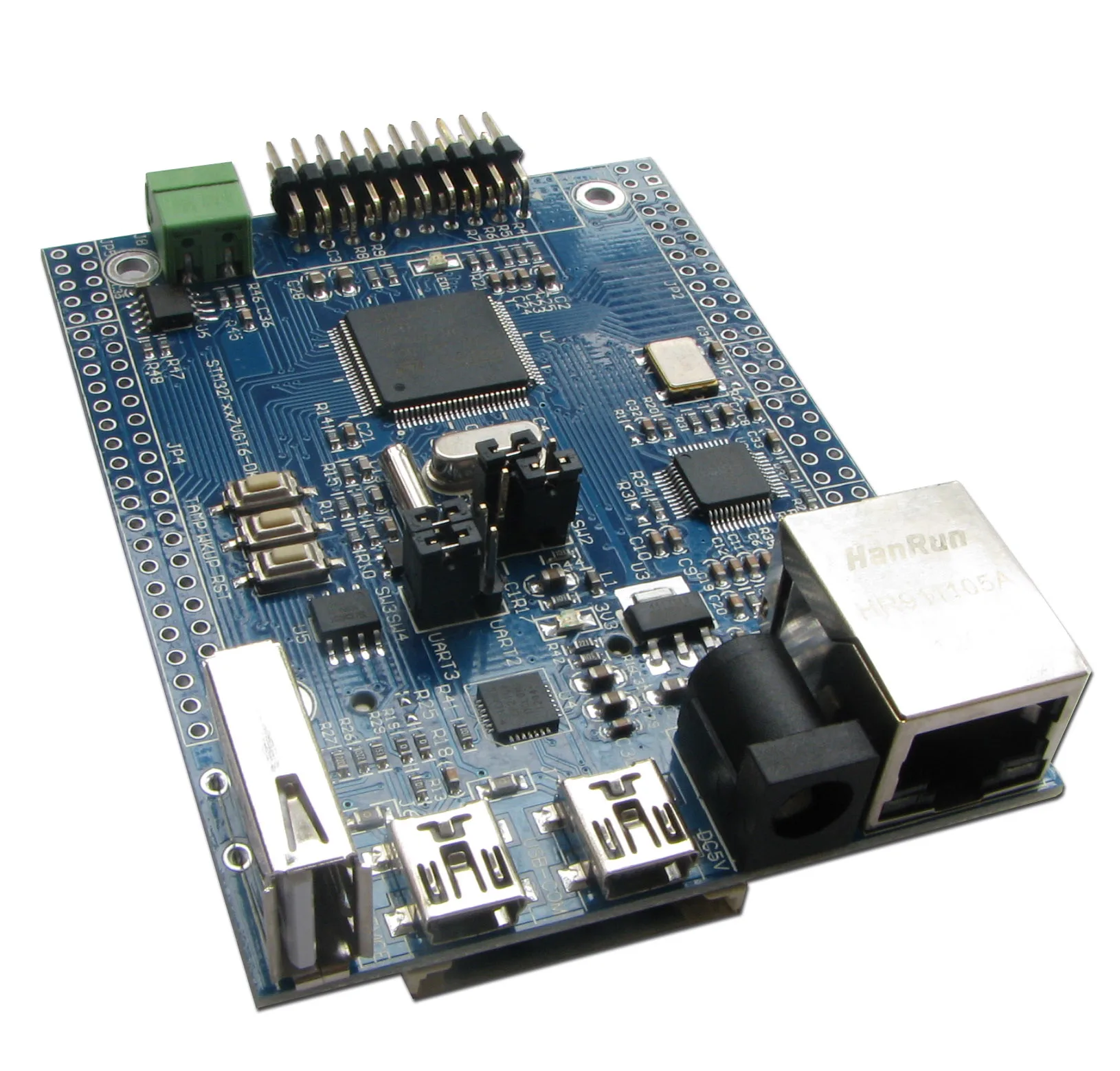 STM32F407 Development Board Cortex-M4เครือข่าย Usbdevice/โฮสต์ SD รองรับ ISP