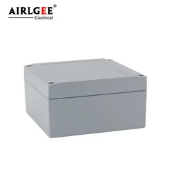 140 * 140 * 75mm IP65 waterproof cast aluminum junction box square aluminum switch electronic shell box terminal junction box