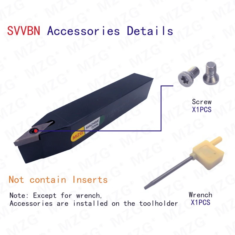 Адаптер MOSASK SVVBN1616H16 SVVBN, квадратная опорная пластина VBMT, обрабатывающий резак для токарного станка с ЧПУ, внешние токарные держатели инструментов