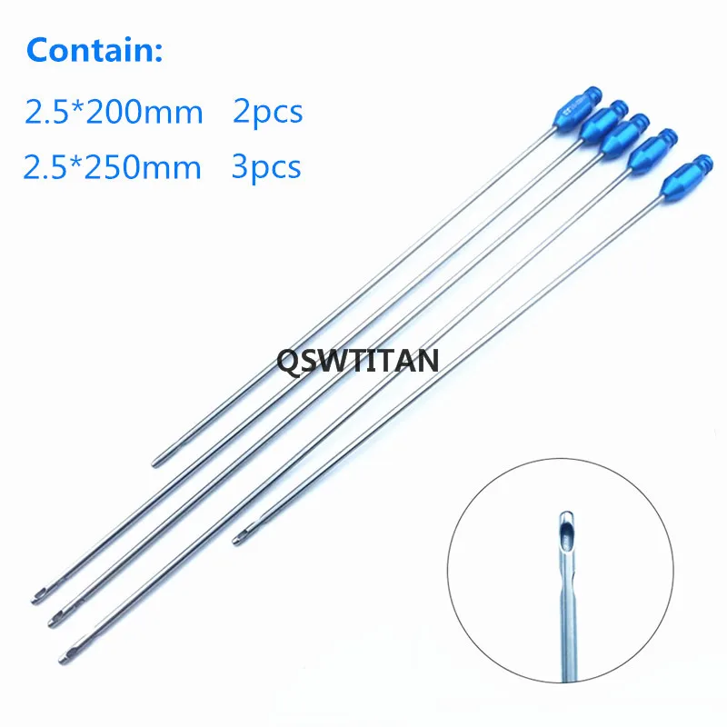 Tri-port Holes Liposuction Cannula Fat Harvesting Cannula Luer Lock Liposuction Tools Fat Transfer Cannula