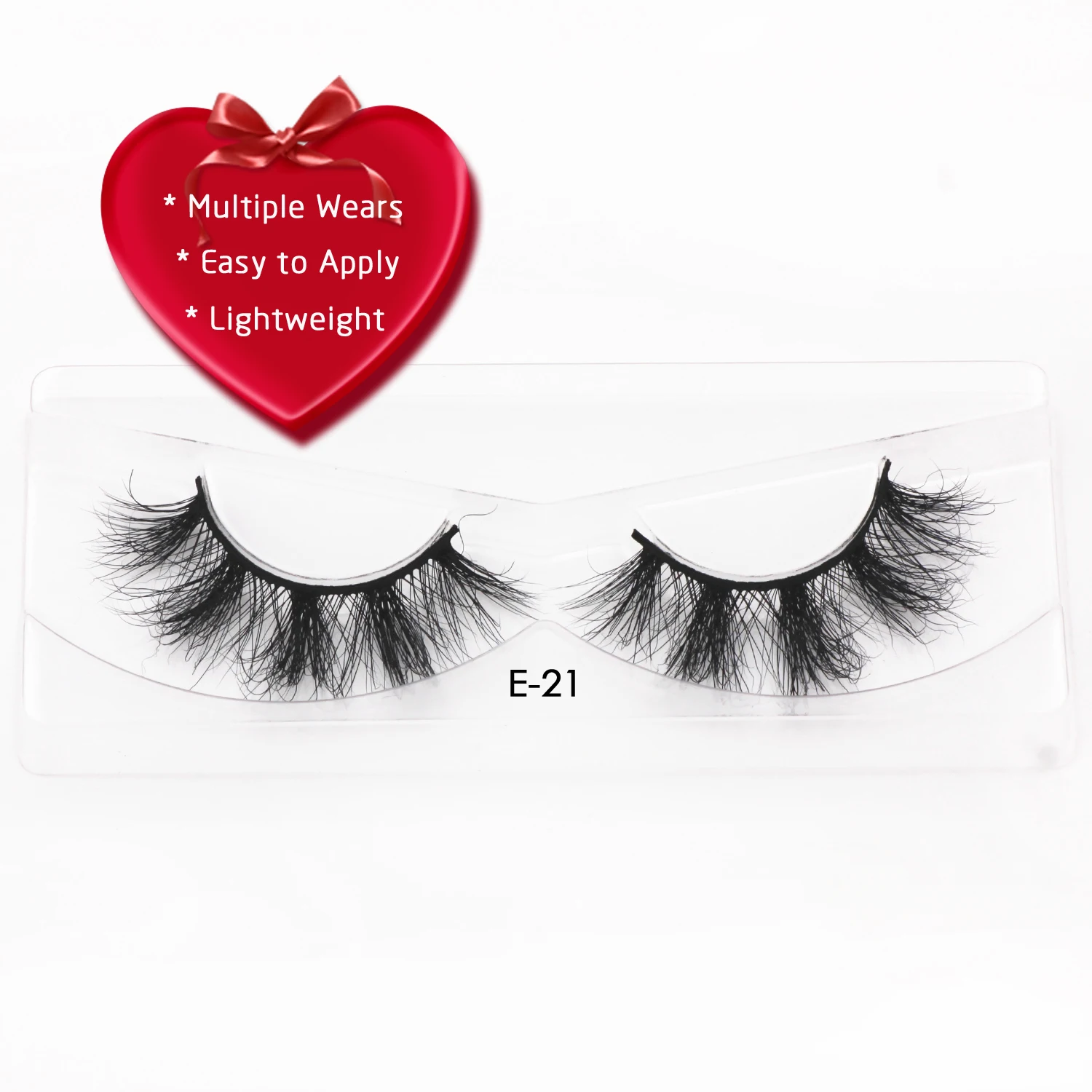 KEKEBAICHA Fluffy Falsies Dramatic Lashes Full Volume Mink Lashes 3D Mink Eyelashesโหดร้ายฟรีปลอมขนตาCrisscrossขนตา