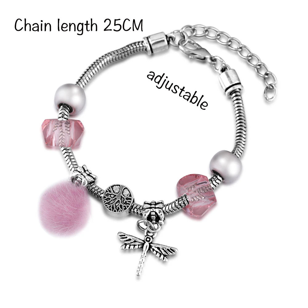 جديد اليعسوب الإسورة 6 اللون أفخم الكرة نمط سوار جراد البحر مشبك ثعبان سلسلة شجرة الحياة مطرز أساور النساء 2021 مجوهرات