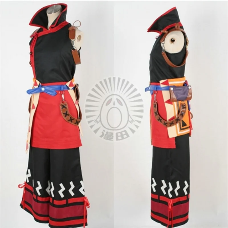 De Game Monster Hunter Portable 3rd Hunter Cosplay Kostuum Van Jieyun Dorp