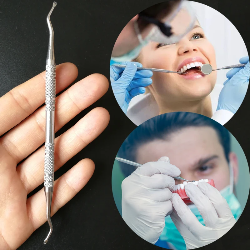 

1PCS Dental Tools Stainless Steel Oral Teeth Cleaning Removes Dental Calculus Tartar Stains Plaque Scraper Prepared Tool
