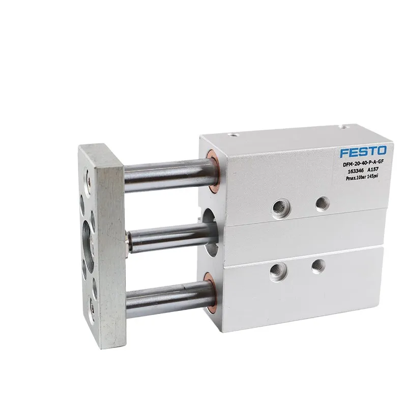 DFM bore 12mm stroke 20-100 FESTO Guided actuator DFM-12-10-P-A-GF Three axis three rod guide Guide drives DFM-B