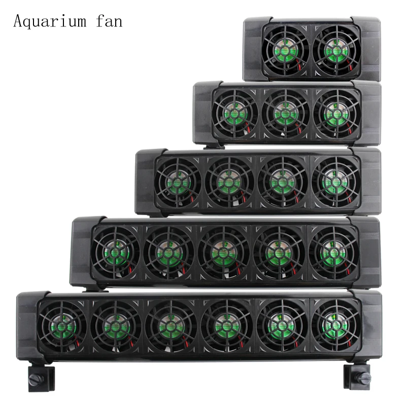 

BOYU Aquarium Fan Fish Tank Automatic Temperature Control Fan For Aqua Cooling Fan For Aquarium Fan Water Cooling Mute 2/3/4/5/6