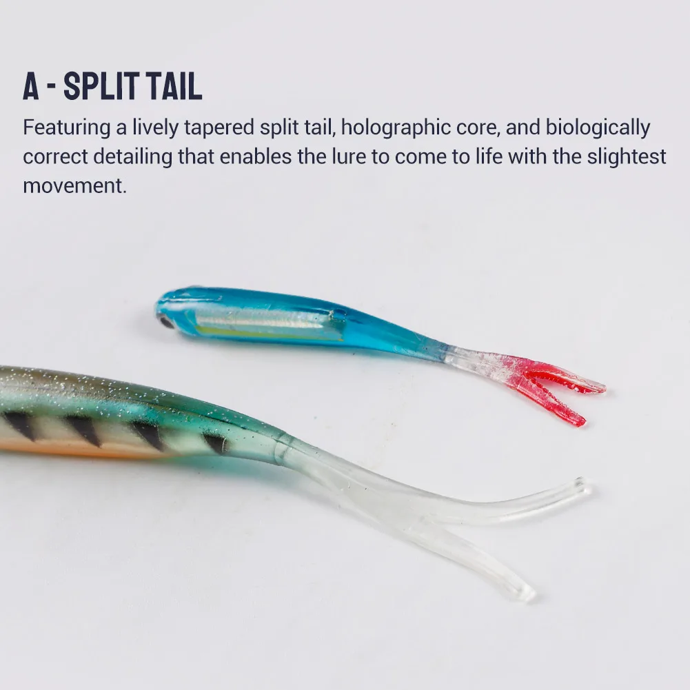 NOEBY Swimbait para lubina – Cola en T con láser interior - imagen 4