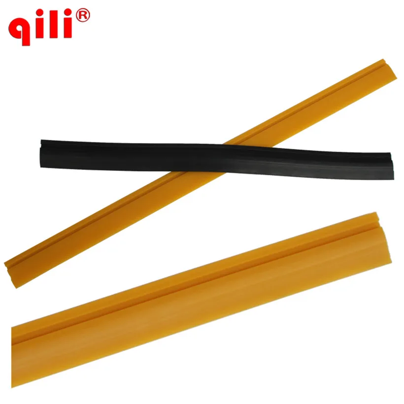 

Qili Turbo Squeegee Rubber Blade Could Cut Into Any Size Yellow/ Black for Option