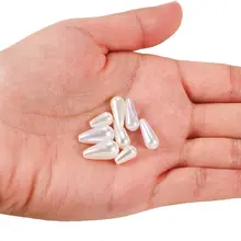 100pcs Waterdrop Imitation Pearls for Jewelry #4