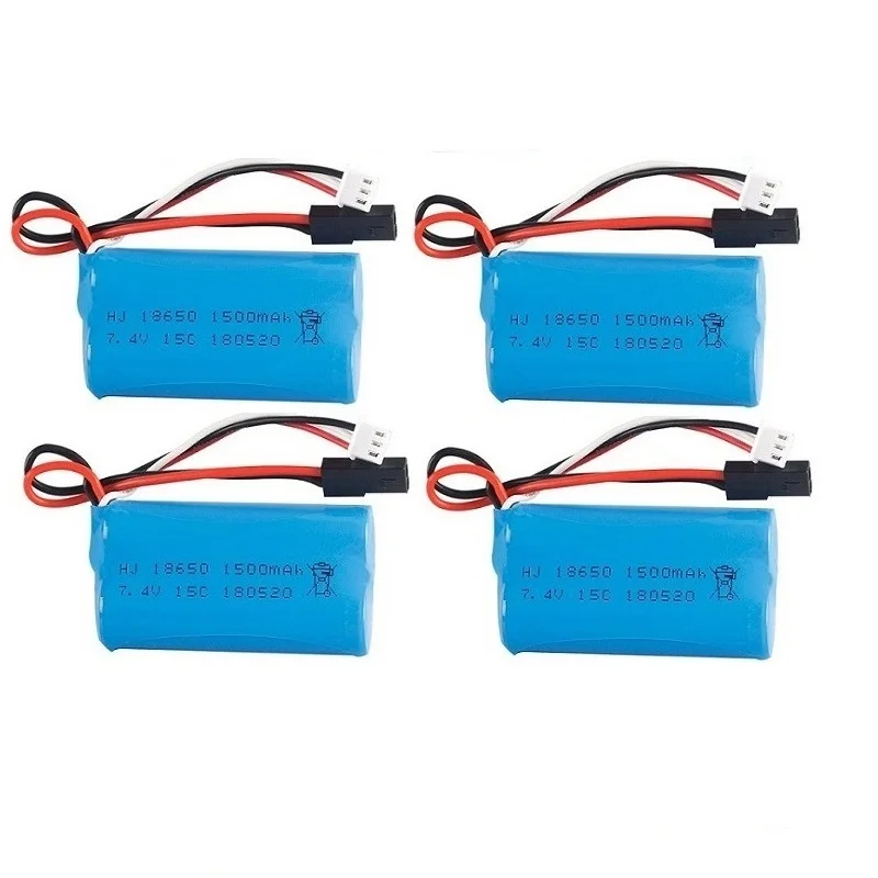 7.4V 1500mAh 15c Li-ion Battery 5500 Plug/Charger For BG1518 BG1513 BG1515 BG1507 BG1506 1/12 RC truck T40 T40C F39 F49 T39 822