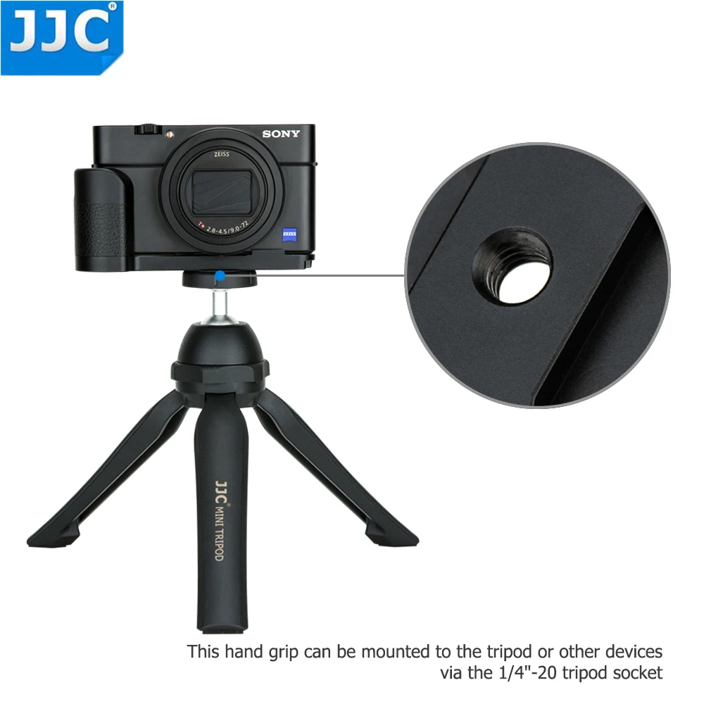 JJC Quick Release Camera antypoślizgowy ściskacz z 1/4 \