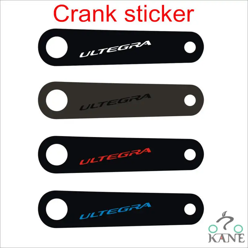 2pics/set ULTEGRA Crank sticker Tooth Plate Stickers Crank Protection Cycling Decal stickers MTB Road Bike Crank Bicycle sticker