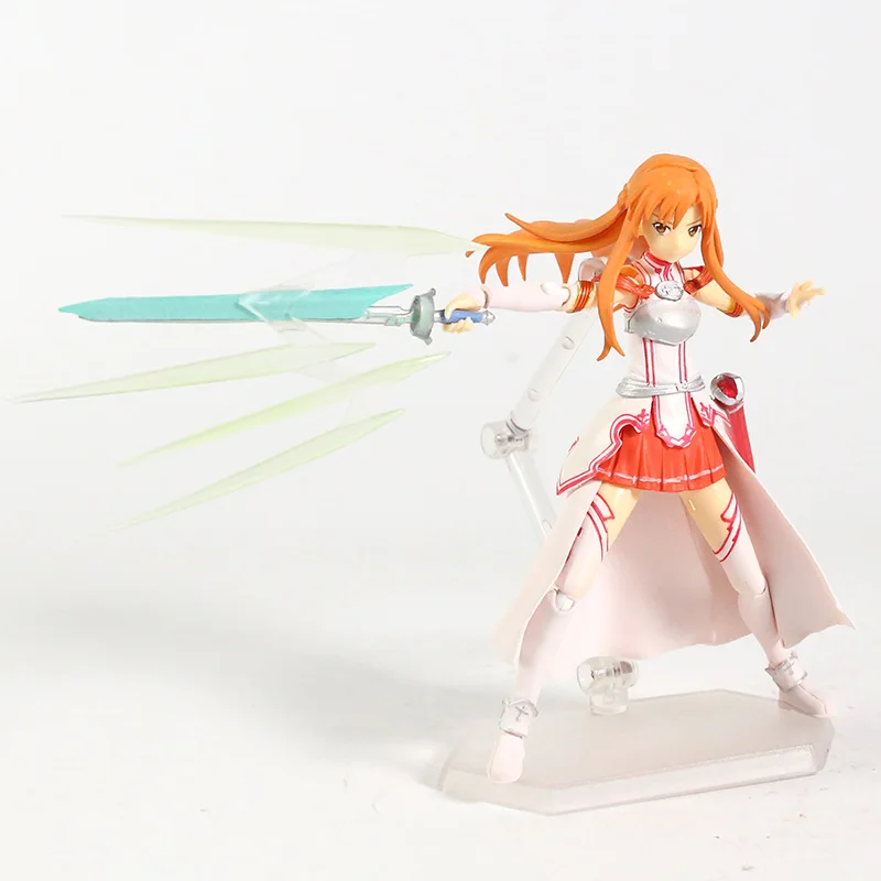 Sword Art Online Kirito Kazuto Figma 174 Asuna Figma 178 PVC Action Figure Collectible Model Toy