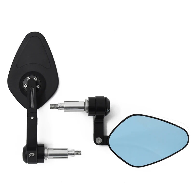 GK500 straight-up high-quality aluminum alloy CNC large field of view anti-glare handle rearview mirror reflector