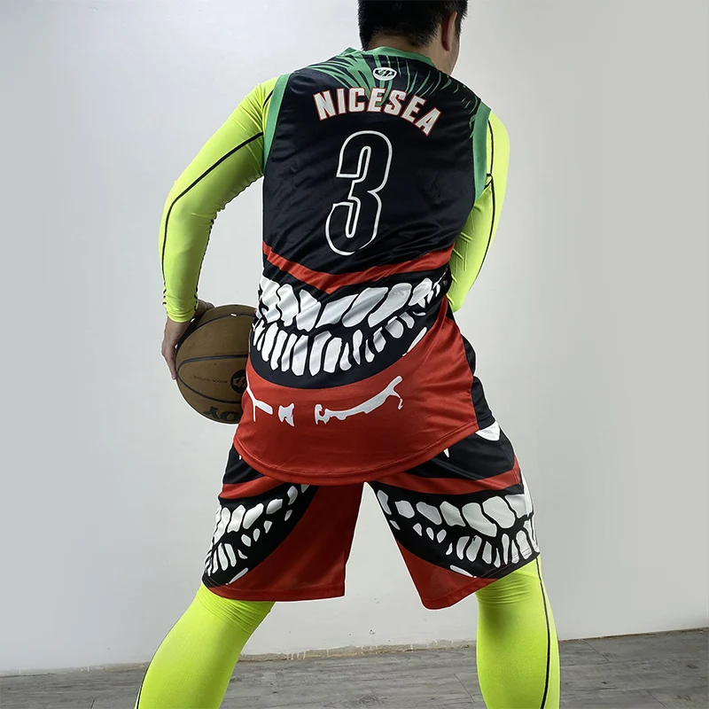 Joker Vest basketball jersey Outfit funny Cartoon Sportswear Customized for team Sports Uniforms Training men kid dpoy Brand