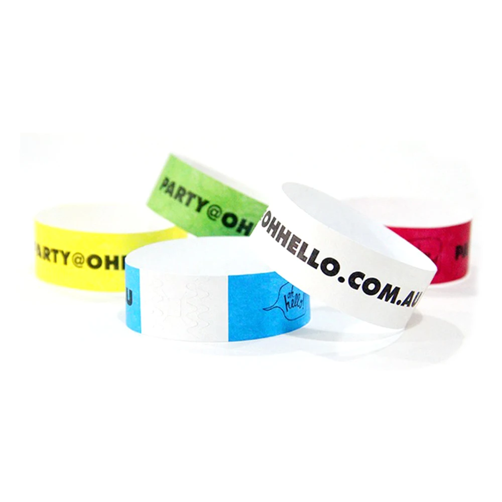 Customizing Carton Wrist Tickets Disposable Entrance Tickets