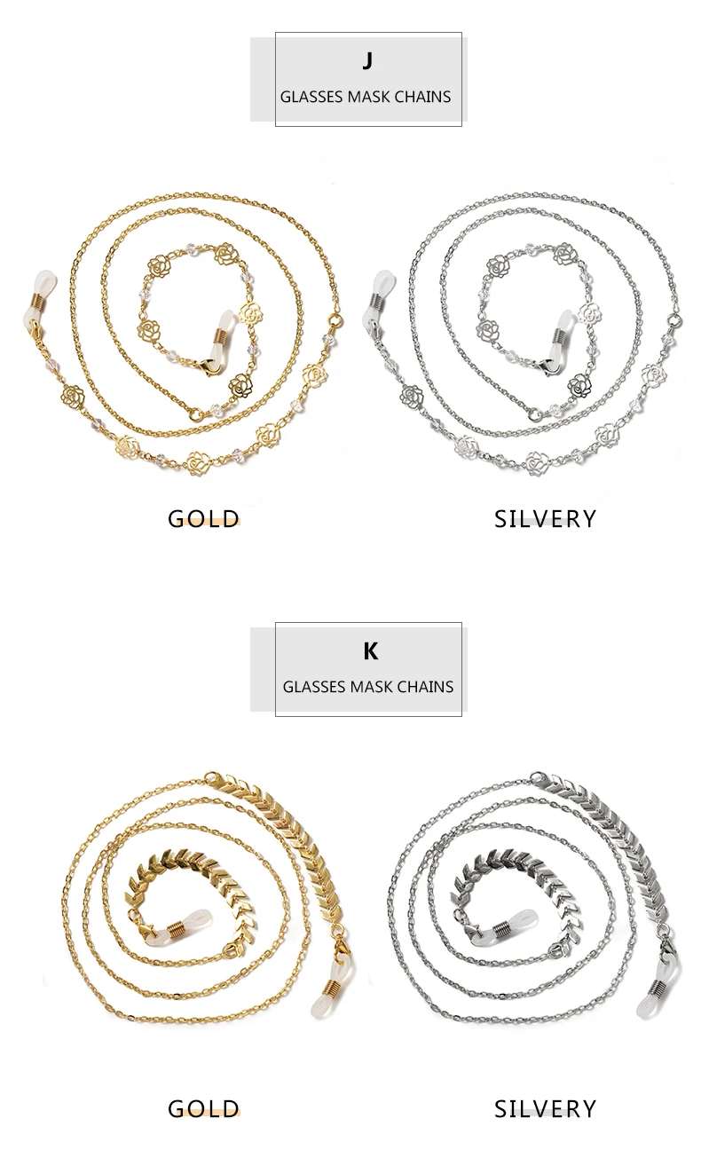Sonnenbrille Masking Ketten Für Frauen Acryl Perle Kristall Brillen Ketten Glas Lanyard 2021 Neue Mode Schmuck Großhandel – Detail 11