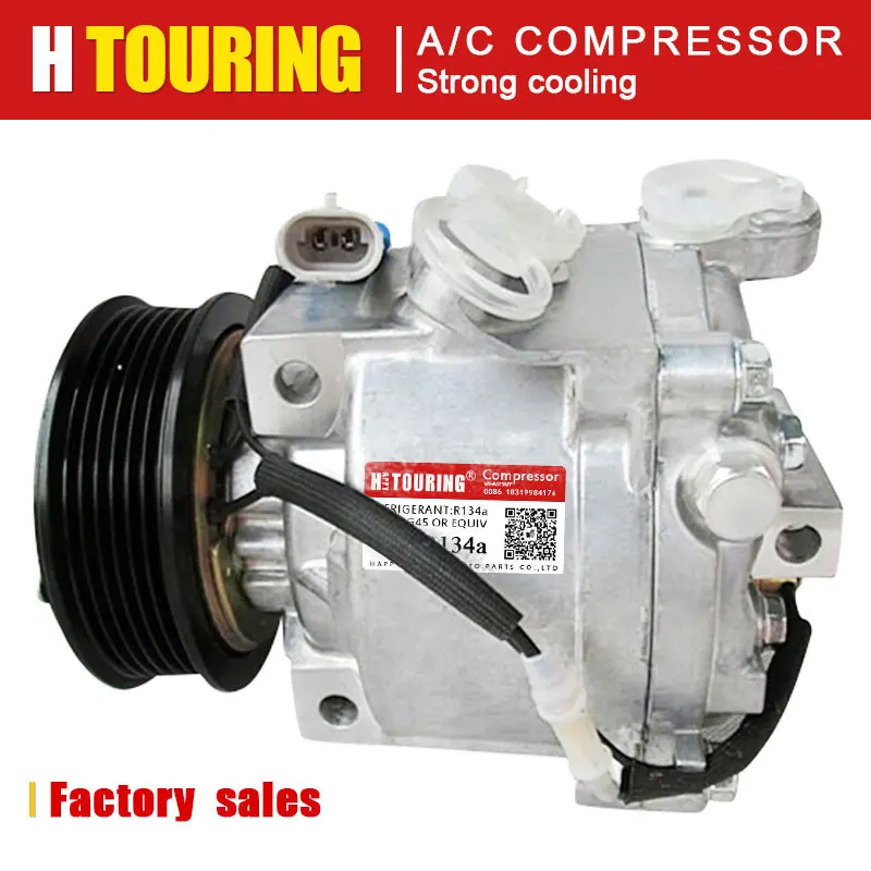 

For Car Chevrolet Aveo Onix Sonic QS90 A/C Compressor For Opel Adam AKT200A408 AKT200A408 95369543 AKT011H403F 95370313 95522251