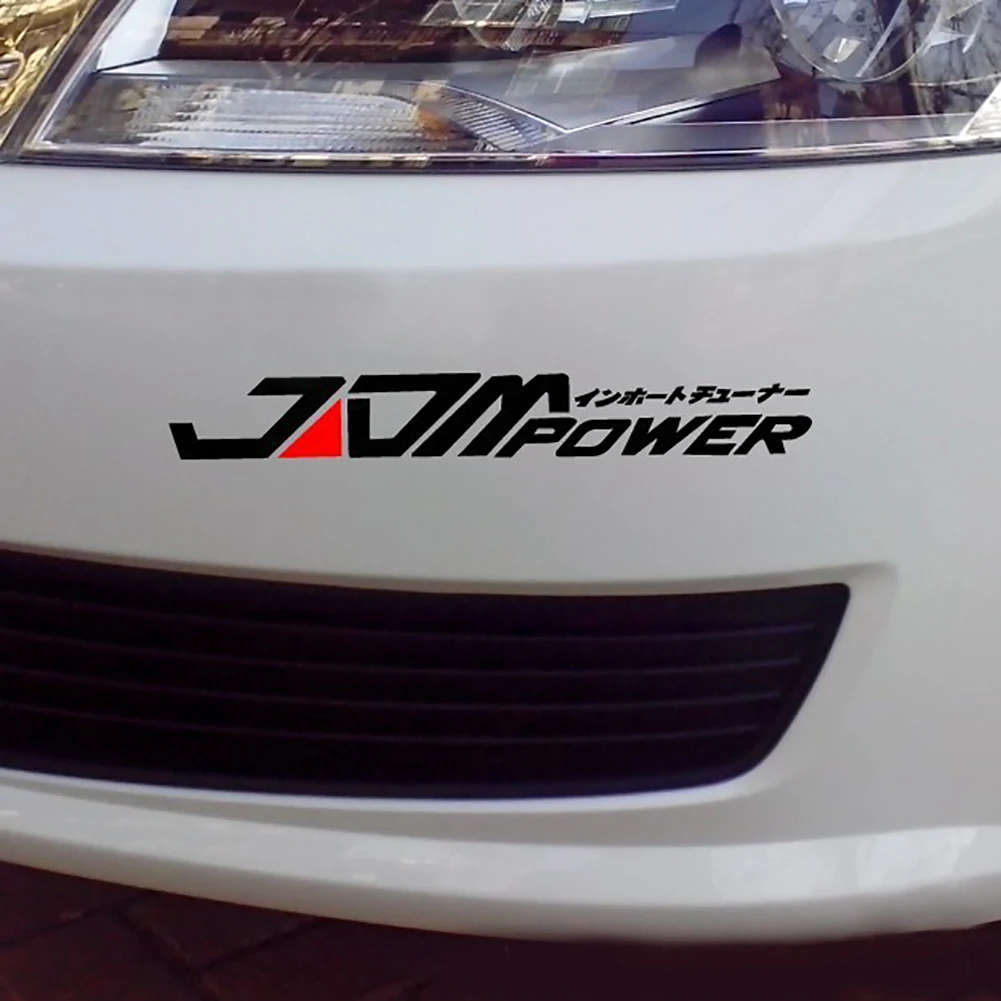 Car Sticker JDM POWER Car Sticker Window Bumper Decal for Honda Mitsubishi автоаксессуары для авто 2020