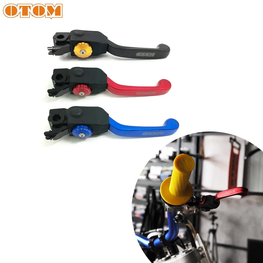 OTOM CNC Motorcycle Scooter Nissin Brake Lever Lightweight Aluminum Bicycle Brake Handle Levers For HONDA CRF250 CRF250R CRF450R