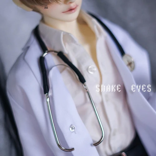 ใหม่Bjdตุ๊กตาDoctorโลหะหูฟังPhoto Propsเหมาะสำหรับ1/3ลุงตุ๊กตาอุปกรณ์เสริม