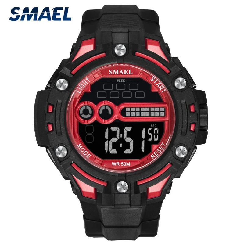 

SMAEL Digital Waterproof Sports Men Watch Top Brand Clock Men's Military Watches Quartz Electronic Date Calendar Man Relogio