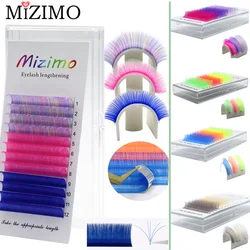 Mixed Color Single Grafted False Eyelashes Synthetic Chemical Fiber Hair Naturally Soft And Prolonged Makeup Tools 0.07/0.10,C/D