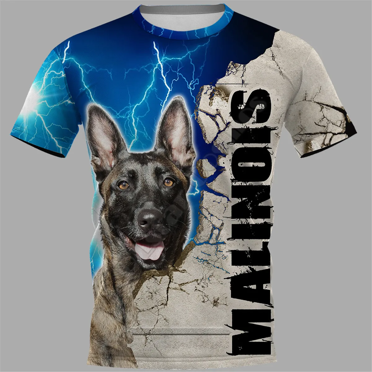 

Malinois 3D Printed t shirts women for men Summer Casual Tees Short Sleeve T-shirts Funny Animal Short Sleeve 01