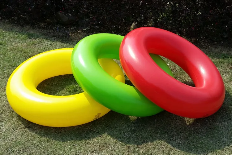 Aufblasbare tiere kinder Outdoor Spielzeug Verdicken Aufblasbare Wasser Spielen Strand Spielzeug Swam Kinder Float Aufblasbare Schwan Ring Sommer