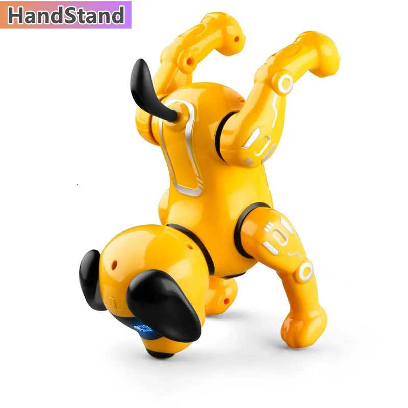 Educazione precoce intelligente Azione Programmazione Robot remoto Cane Rilevamento tattile Canzone Apprendimento musicale Inglese Giocattolo interattivo per bambini RC