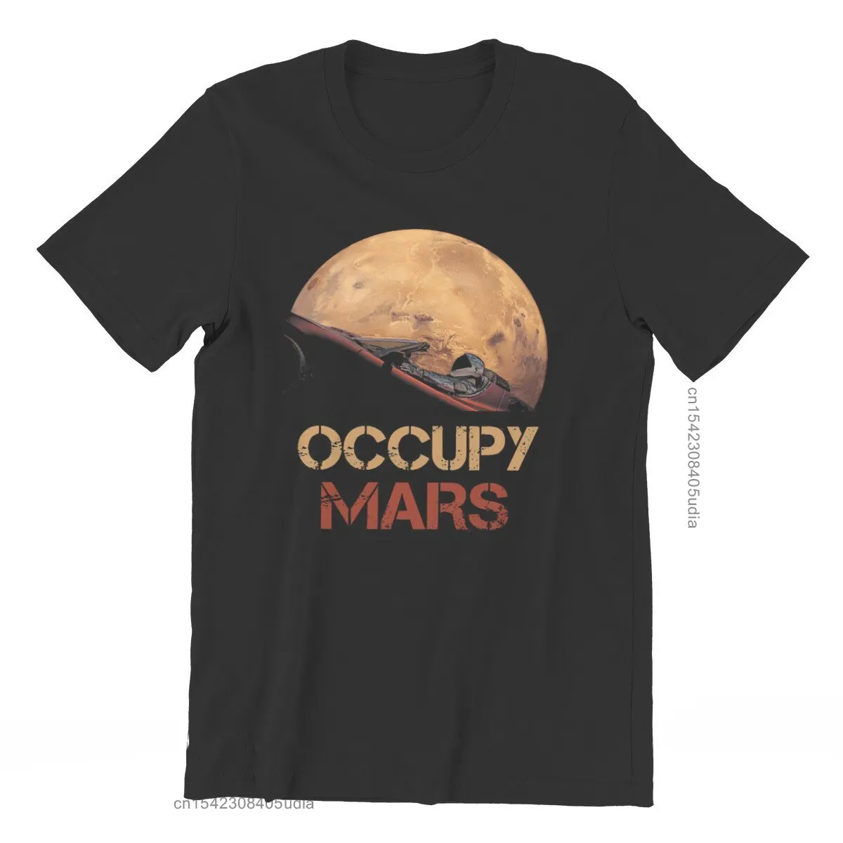 Mars Space Explorer Occupy Mars Spacex Starman Classic T Shirt Alternative High Quality Tshirt Big Short Sleeve